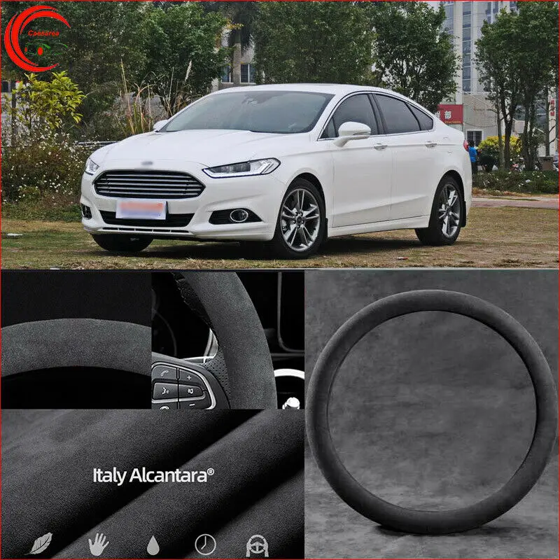 Для Ford Mondeo черный Алькантара Замша Чехол рулевого колеса автомобиля безопасный нескользящий
Для Ford Mondeo черный Алькантара Замша Чехол рулевого колеса автомобиля безопасный нескользящий