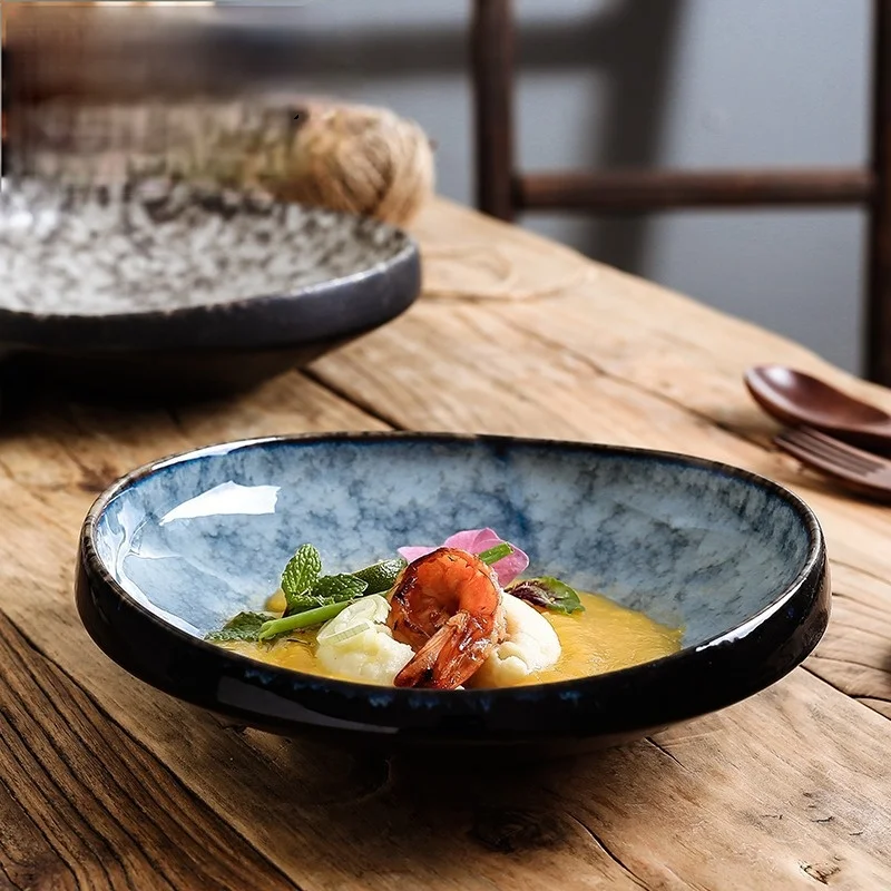 Nordic creative ceramic plate special-shaped round bowl disc household tableware Dishes Irregular restaurant plates
Nordic creative ceramic plate special-shaped round bowl disc household tableware Dishes Irregular restaurant plates