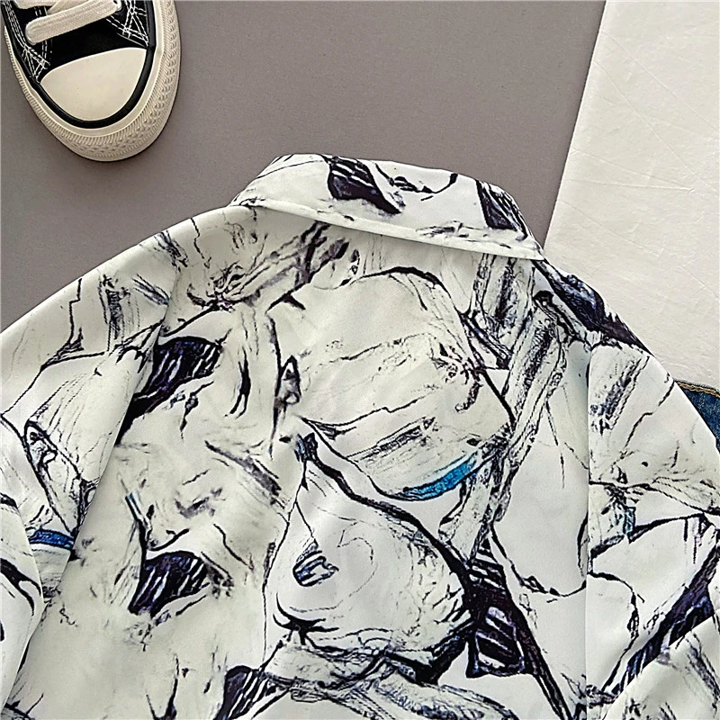 EBAIHUI 2021 New Arrival Summer Fashion Women's Shirts Casual Shirts Marble Print Streetwear Short Sleeve Blouses WomenTops
EBAIHUI 2021 New Arrival Summer Fashion Women's Shirts Casual Shirts Marble Print Streetwear Short Sleeve Blouses WomenTops