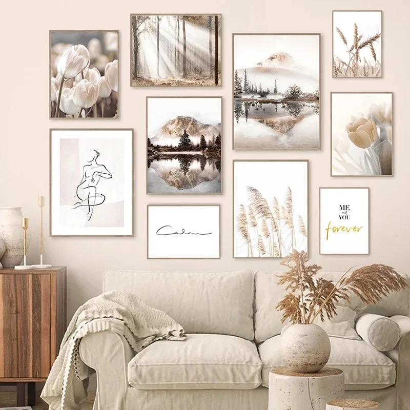 Natural Landscape Nordic Autumn Scenery Flower Paintings Art Print Wall Canvas Painting for Living Room Posters Home Decor
Natural Landscape Nordic Autumn Scenery Flower Paintings Art Print Wall Canvas Painting for Living Room Posters Home Decor
