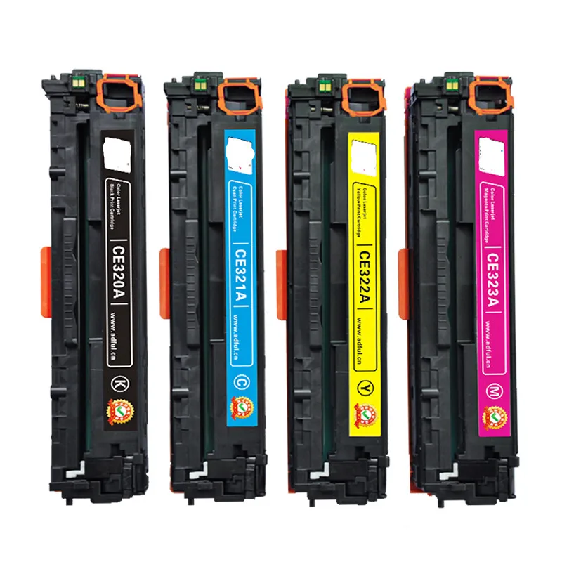 Совместимый цветной тонер-картридж 128A 320A CE320 CE320A CE321A CE322A CE323A, замена CM1415fn CM1415fnw, фотопринтер 
Совместимый цветной тонер-картридж 128A 320A CE320 CE320A CE321A CE322A CE323A, замена CM1415fn CM1415fnw, фотопринтер