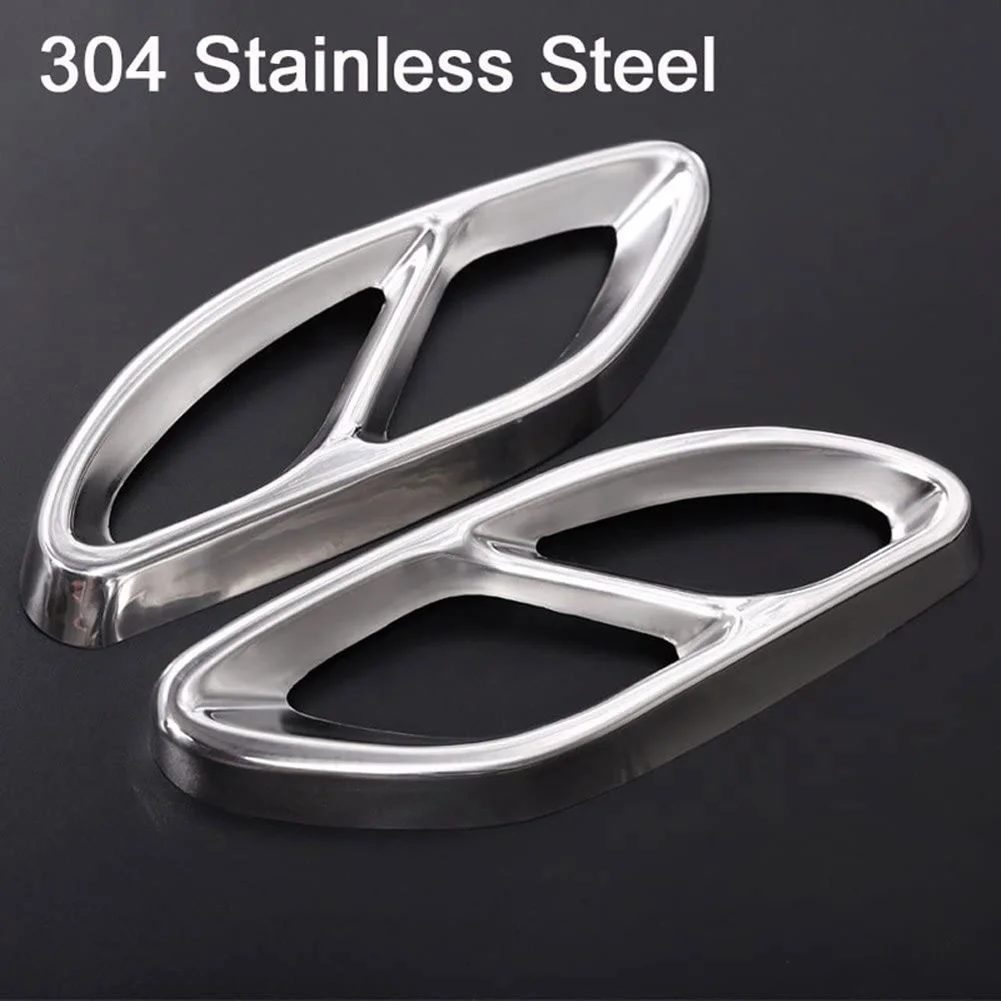 2Pcs Car Exhaust Tip Pipe Muffler Stainless Steel for Mercedes-Benz 2019-2021 CLA C118 W118
2Pcs Car Exhaust Tip Pipe Muffler Stainless Steel for Mercedes-Benz 2019-2021 CLA C118 W118
