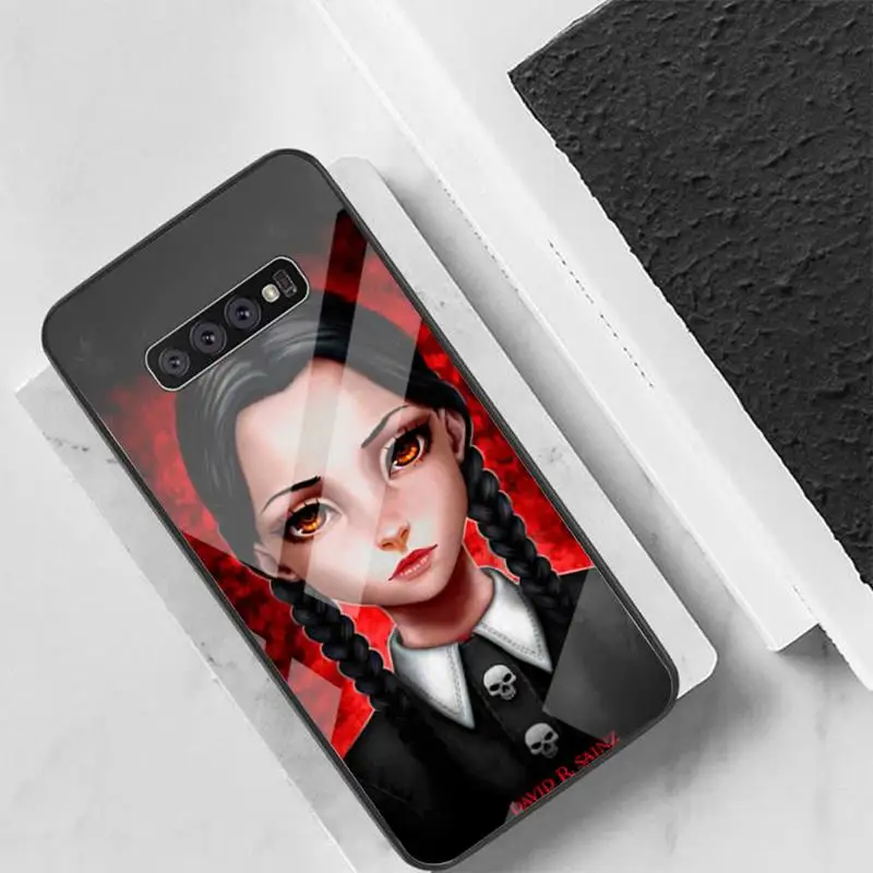 Wednesday Addams Family Phone Case For Galaxy Tempered Glass Cases Apply To S10 S9 S8 S7 S6edge Plus TPU Cover
Wednesday Addams Family Phone Case For Galaxy Tempered Glass Cases Apply To S10 S9 S8 S7 S6edge Plus TPU Cover