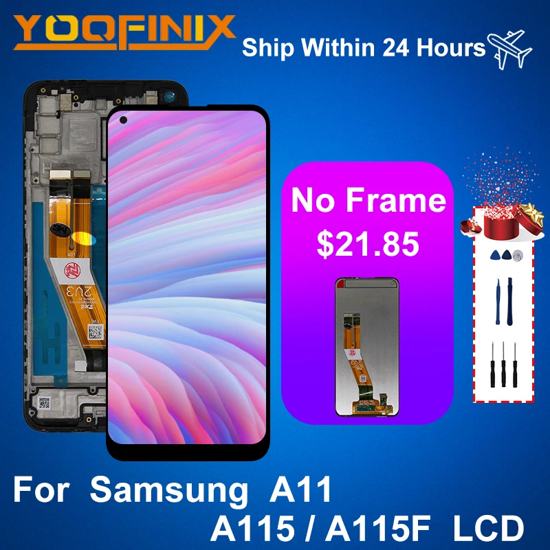 6.4"For Samsung Galaxy A11 LCD SM-A115F SM-A115U Display Digitizer Replacement Parts For Samsung A115F LCD SM-A115M Display
6.4"For Samsung Galaxy A11 LCD SM-A115F SM-A115U Display Digitizer Replacement Parts For Samsung A115F LCD SM-A115M Display