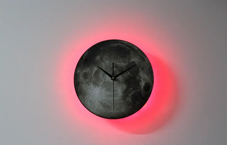 Creative three-dimensional moon LED Night Light wall clock wireless remote control luminous multi-color home decoration
Creative three-dimensional moon LED Night Light wall clock wireless remote control luminous multi-color home decoration