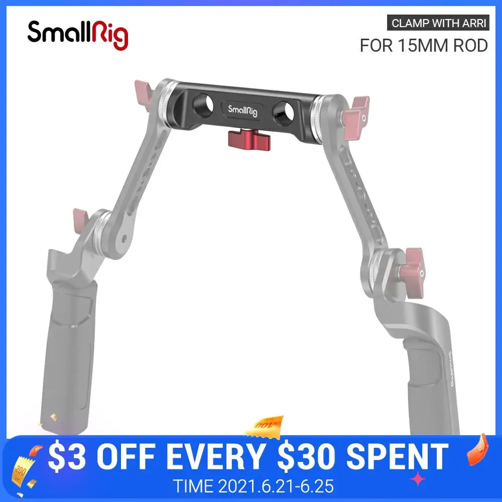 SMALLRIG DSLR камера видеосъемка 15 мм стержневой зажим с креплением ARRI Rosette 1898|Моноподы|
