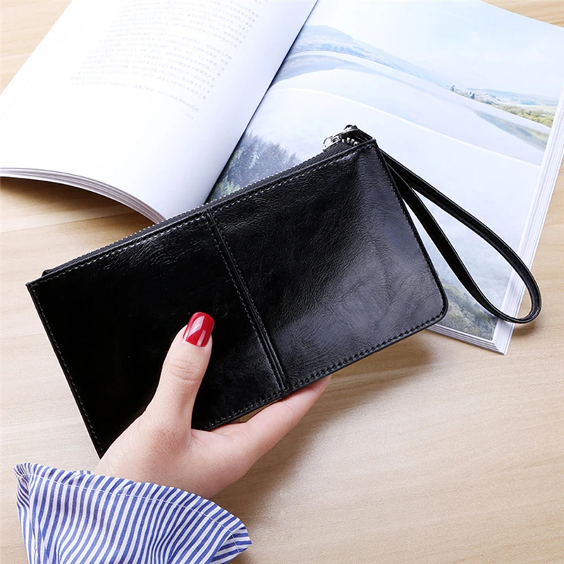 Fashion Women Wallet Wrist Handle Phone Case Women's Purse Card Holders Long Section Money Pocket Pouch Handbag
Fashion Women Wallet Wrist Handle Phone Case Women's Purse Card Holders Long Section Money Pocket Pouch Handbag