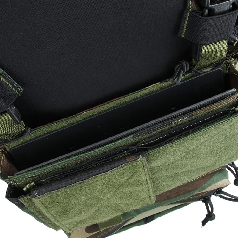 

TMC3523-BK Quadruple Kydex Mag pouch Insert for SS Chest Rig Tactical Vest Front Panel Magazine Plate Carrier