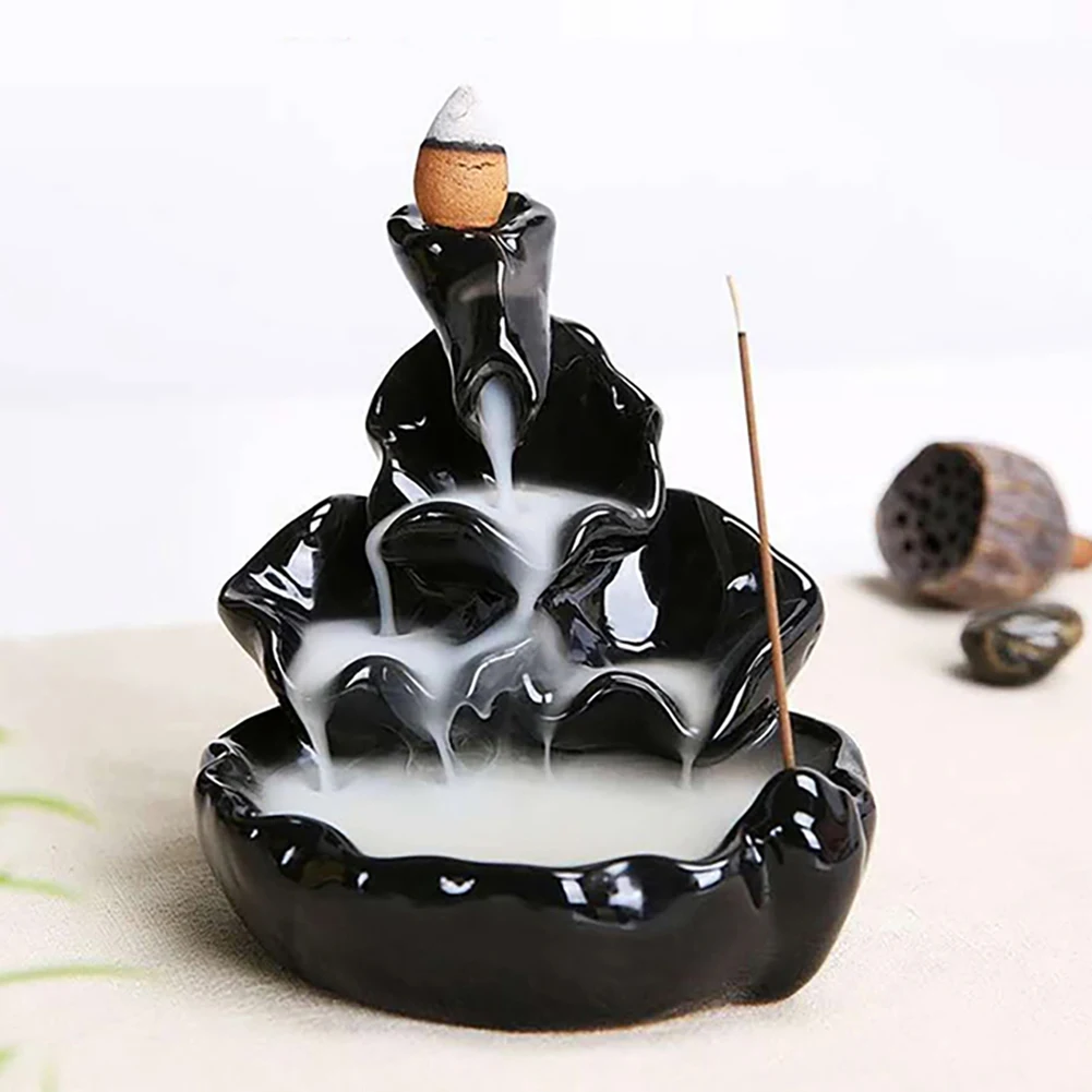 Hot Creative Tower Incense Ceramic Burner Fragrance Holder Backflow Censer Creative Aromatherapy Smoke Reflux Incense Burner Set
Hot Creative Tower Incense Ceramic Burner Fragrance Holder Backflow Censer Creative Aromatherapy Smoke Reflux Incense Burner Set