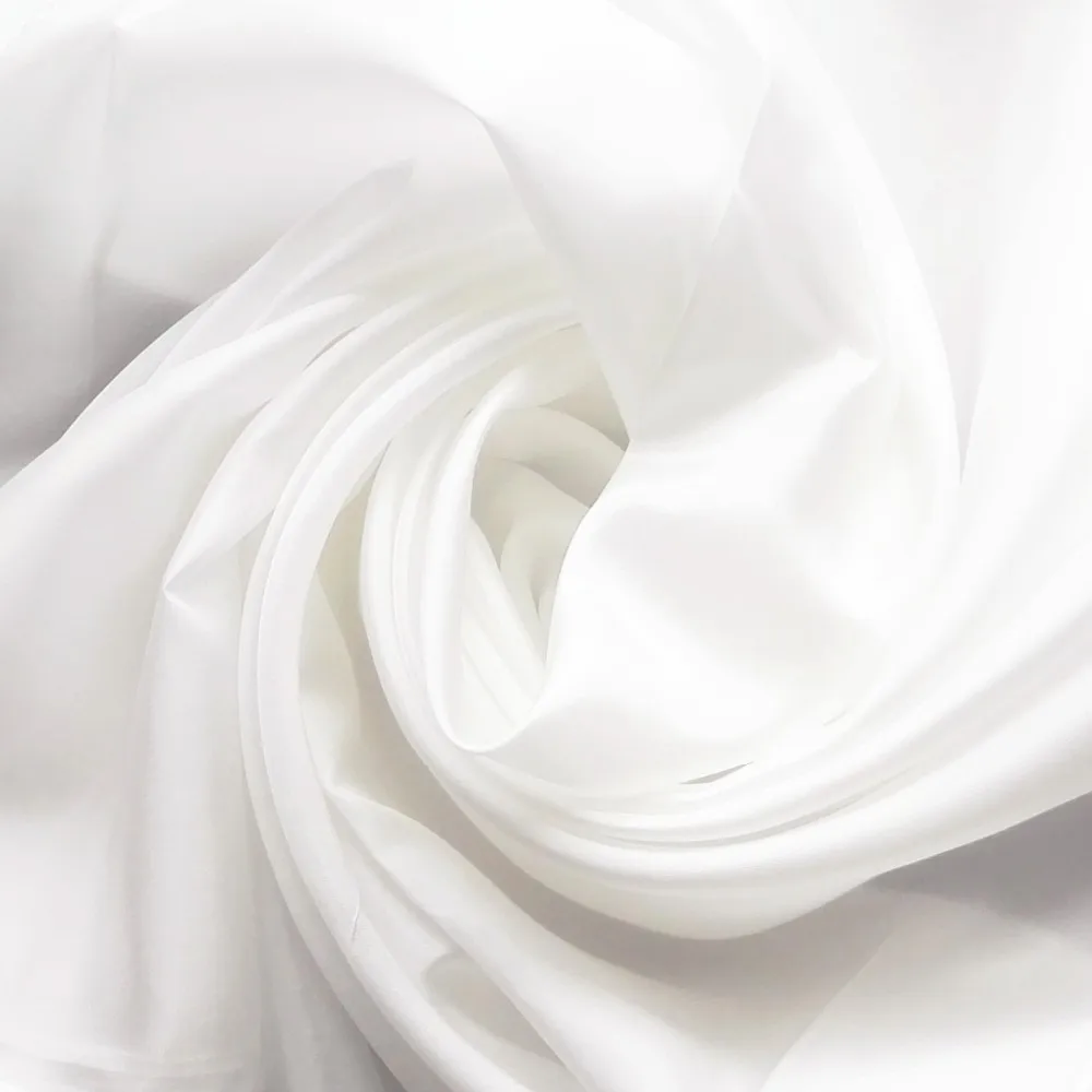 

Nature White Undyed 100% Silk Habutai Fabric Pure Silk Lining Silk Habotai Use for Women Dress Scarf DIY Painting