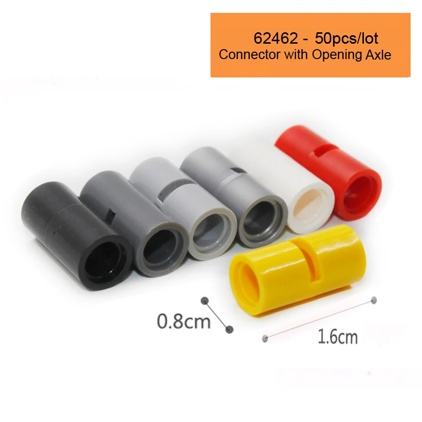 Parts 62462 Connector with opening Building Block MOC Part Connector Accessories Assembly Educational Toys 50 pcs/lot
Parts 62462 Connector with opening Building Block MOC Part Connector Accessories Assembly Educational Toys 50 pcs/lot