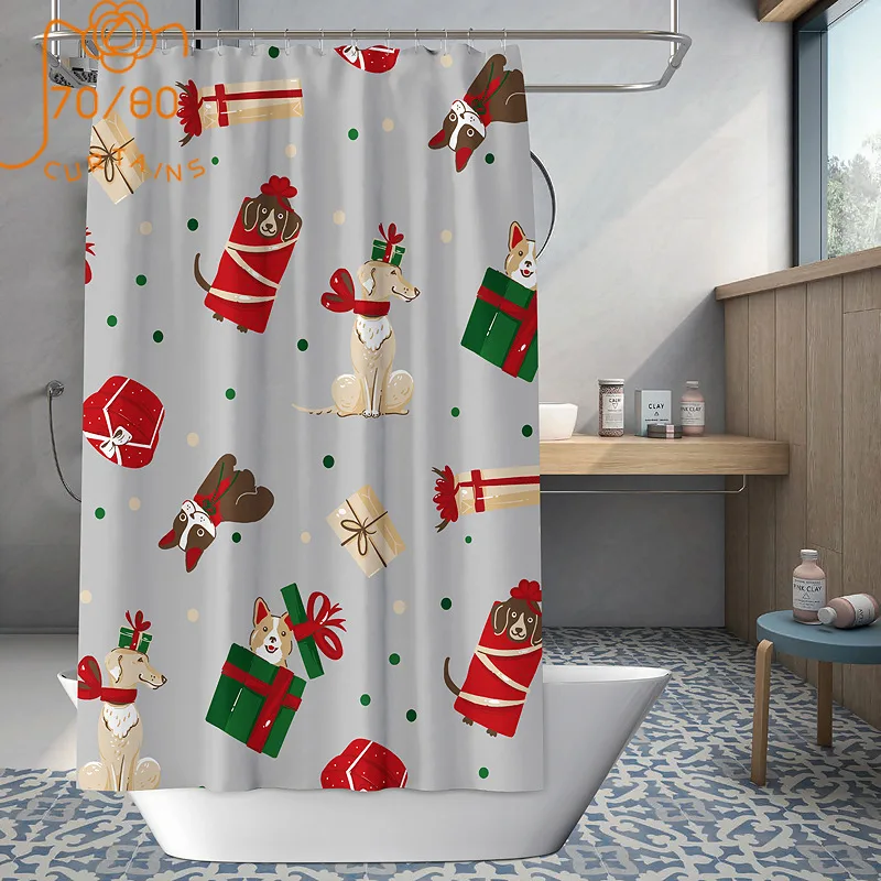 Christmas Gift Cartoon Animal Print Christmas Tree Bath Curtains for Living Room Bedroom Customized Finished Product
Christmas Gift Cartoon Animal Print Christmas Tree Bath Curtains for Living Room Bedroom Customized Finished Product