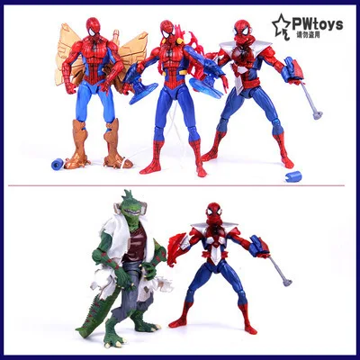 

Экшн-фигурки MARVEL Человек-паук Веном карнидж ящерица человек ПВХ игрушки куклы Подарки для детей 15 см