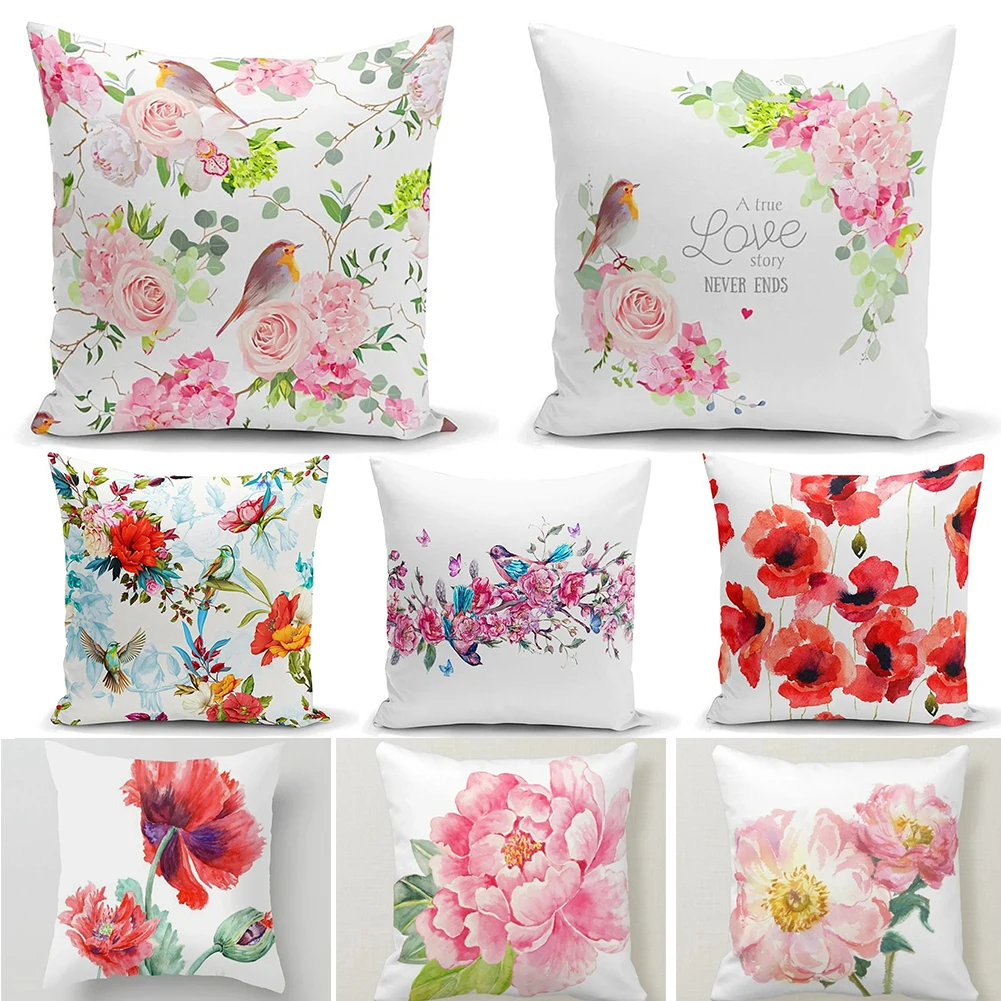 1pc Retro Colorful Flowers Pillows Cushion Cotton Linen Single Side Printing Pillowcase Home Decorative Soft Sofa Cushions
1pc Retro Colorful Flowers Pillows Cushion Cotton Linen Single Side Printing Pillowcase Home Decorative Soft Sofa Cushions