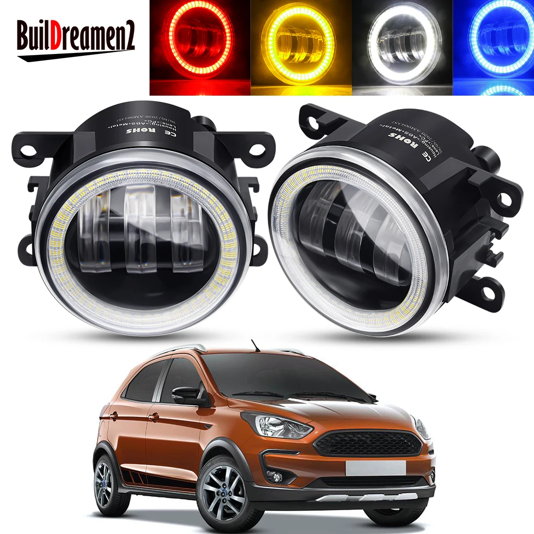 2 X Angel Eye Fog Light Assembly Car Front Bumper LED Lens Fog Driving Lamp DRL H11 12V For Ford Freestyle SEL 2005 2006 2007
2 X Angel Eye Fog Light Assembly Car Front Bumper LED Lens Fog Driving Lamp DRL H11 12V For Ford Freestyle SEL 2005 2006 2007