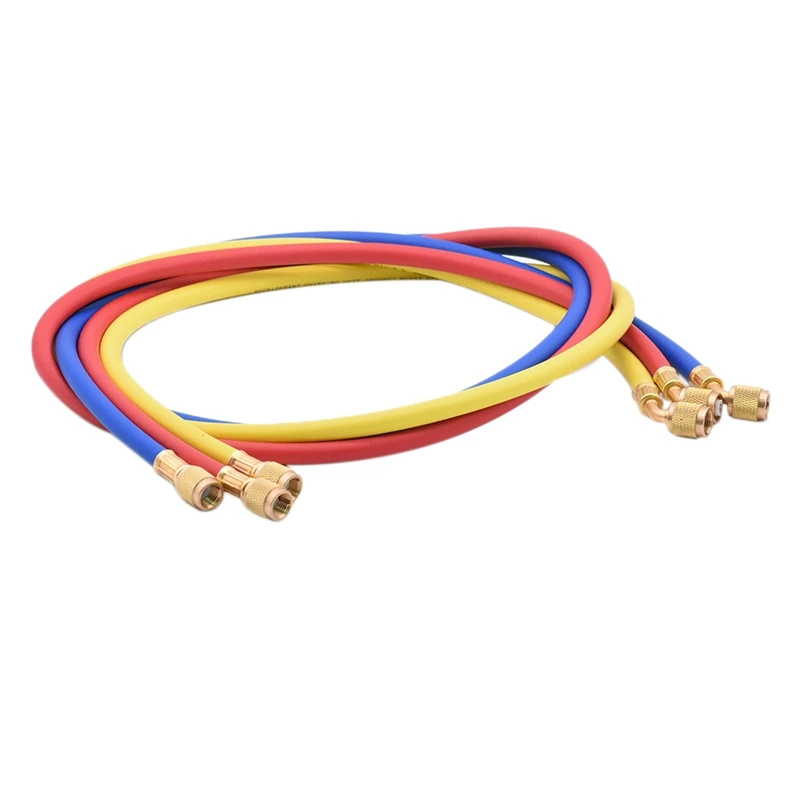 NEW-60 Inch 1/4Inch SAE Air Conditioning Refrigeration Charging Hose Tube 800PSI Conditioner Refrigerant Manifold for R410
NEW-60 Inch 1/4Inch SAE Air Conditioning Refrigeration Charging Hose Tube 800PSI Conditioner Refrigerant Manifold for R410