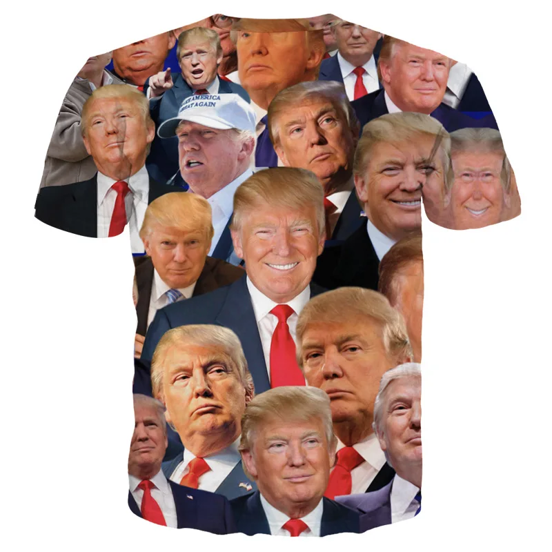 Summer Men T-Shirt USA Trump President 3D Printed Funny Tee Outdoors Breathable Fashion Short-Sleeve Homme Cloting Full Size
Summer Men T-Shirt USA Trump President 3D Printed Funny Tee Outdoors Breathable Fashion Short-Sleeve Homme Cloting Full Size