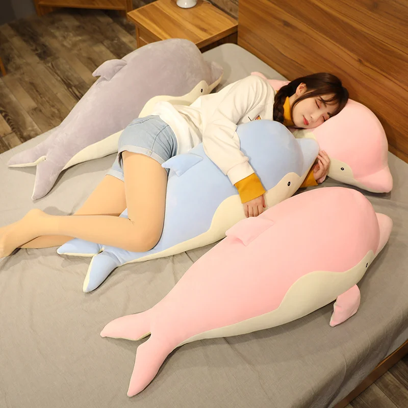 55-105cm Kawaii Soft Dolphin Plush Toy Doll Stuffed Down Cotton Animal Fish Nap Pillow Lovely Kids Toy Christmas Gift for Girls
55-105cm Kawaii Soft Dolphin Plush Toy Doll Stuffed Down Cotton Animal Fish Nap Pillow Lovely Kids Toy Christmas Gift for Girls