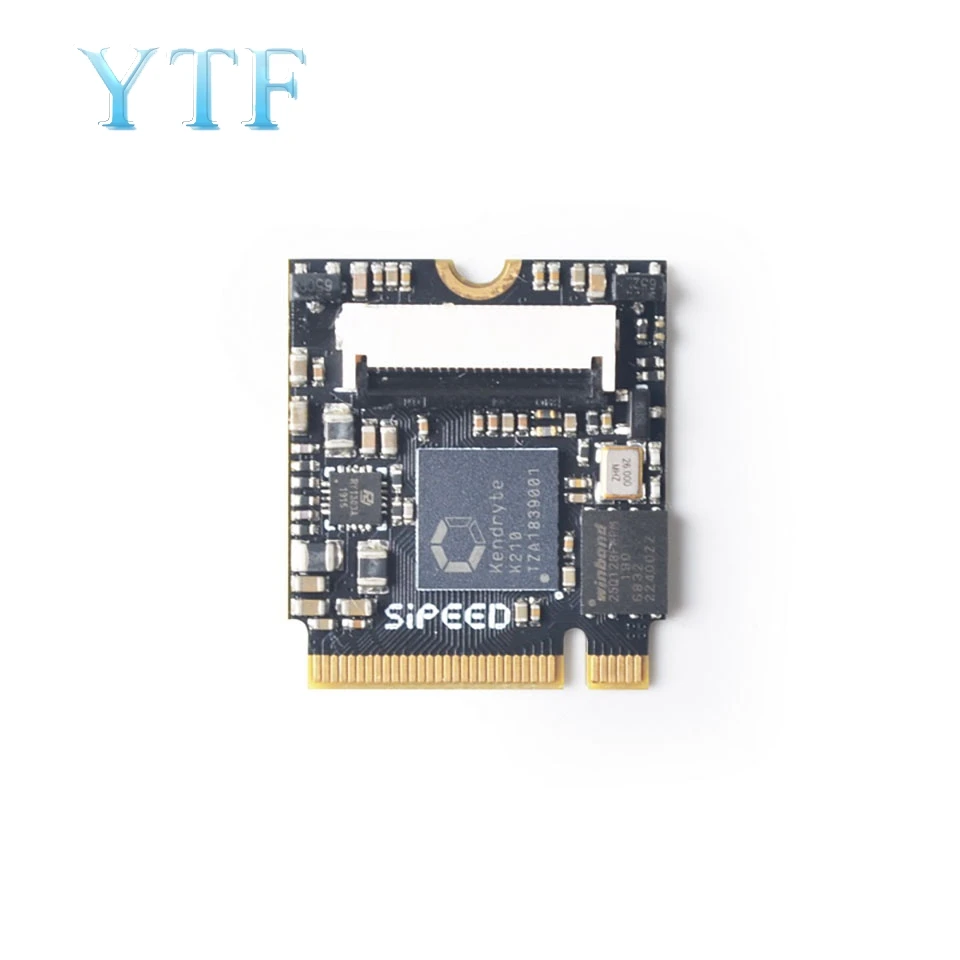 Sipeed M1n RISC-V AI + Lot Deep Learning Goldfinger Module
Sipeed M1n RISC-V AI + Lot Deep Learning Goldfinger Module