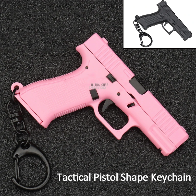 Tactical Pistol Shape Keychain Mini Shooting Portable Decorations Cs Army Outdoor Hikng Camping Tool G45 Gun Weapon Keyrings 
Tactical Pistol Shape Keychain Mini Shooting Portable Decorations Cs Army Outdoor Hikng Camping Tool G45 Gun Weapon Keyrings