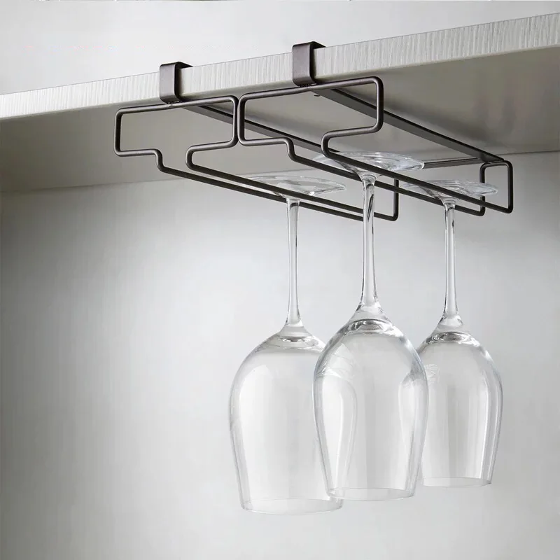 Stemware Inverted Storage Shelf Wine Glass Holder Hanging Iron Rack Champagne Goblet Cup Under Cupboard
Stemware Inverted Storage Shelf Wine Glass Holder Hanging Iron Rack Champagne Goblet Cup Under Cupboard