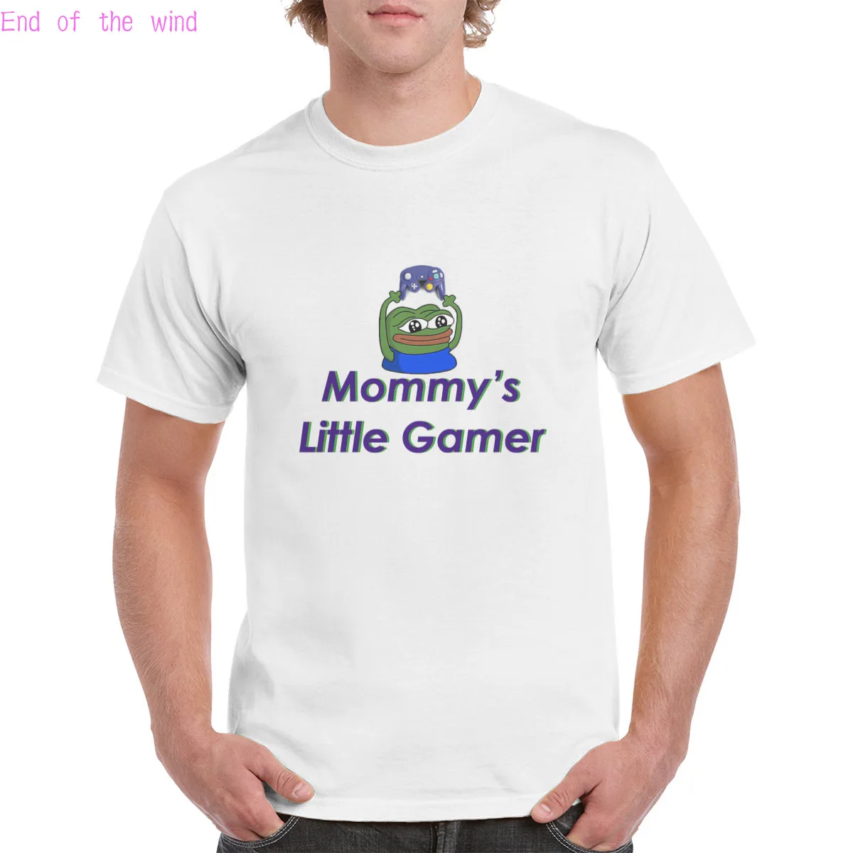 Mommy's Little Gamer Cotton white T-Shirts Funny Pepega black t shirt Cute Frog Graphic Top Oversized Tee 
Mommy's Little Gamer Cotton white T-Shirts Funny Pepega black t shirt Cute Frog Graphic Top Oversized Tee