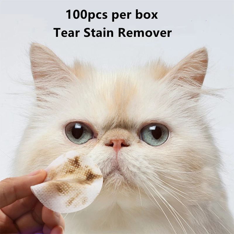 

Cats or Dogs Eyes Aloe Remove Tear Stains Wipes Pet Tear Cleaning Tissue Pet Paper Towels Eye Wet Wipes Cat Tear Stain Remover