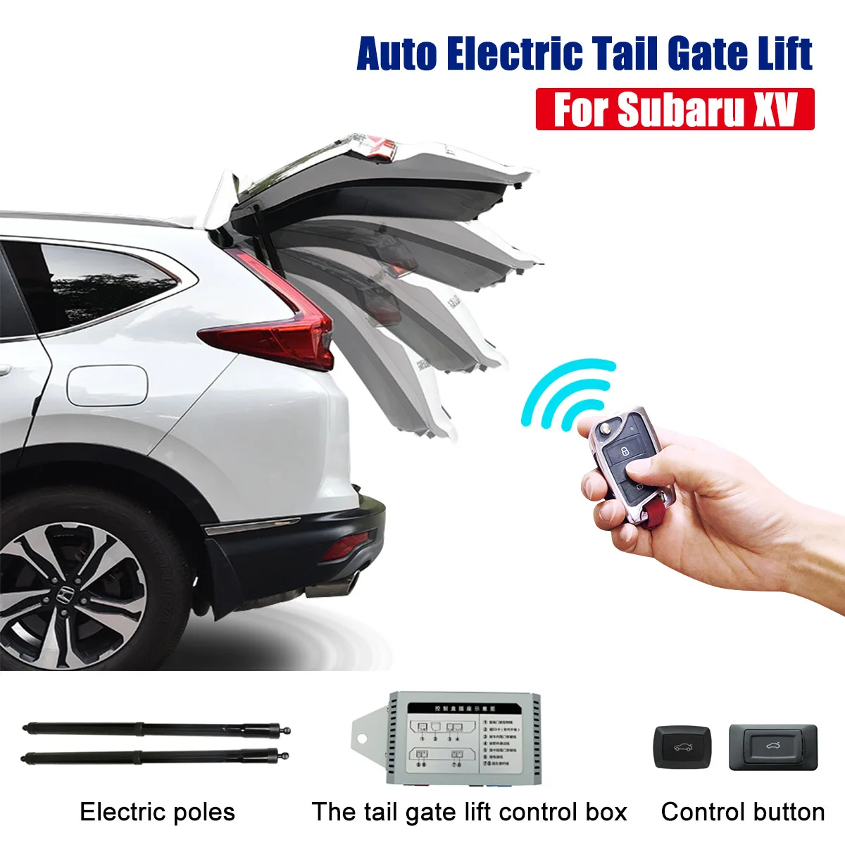 Easy to install Smart Auto ElectricTail Gate Lift For Subaru XV 2017+ with Remote Control Drive Seat Button Control Set
Easy to install Smart Auto ElectricTail Gate Lift For Subaru XV 2017+ with Remote Control Drive Seat Button Control Set