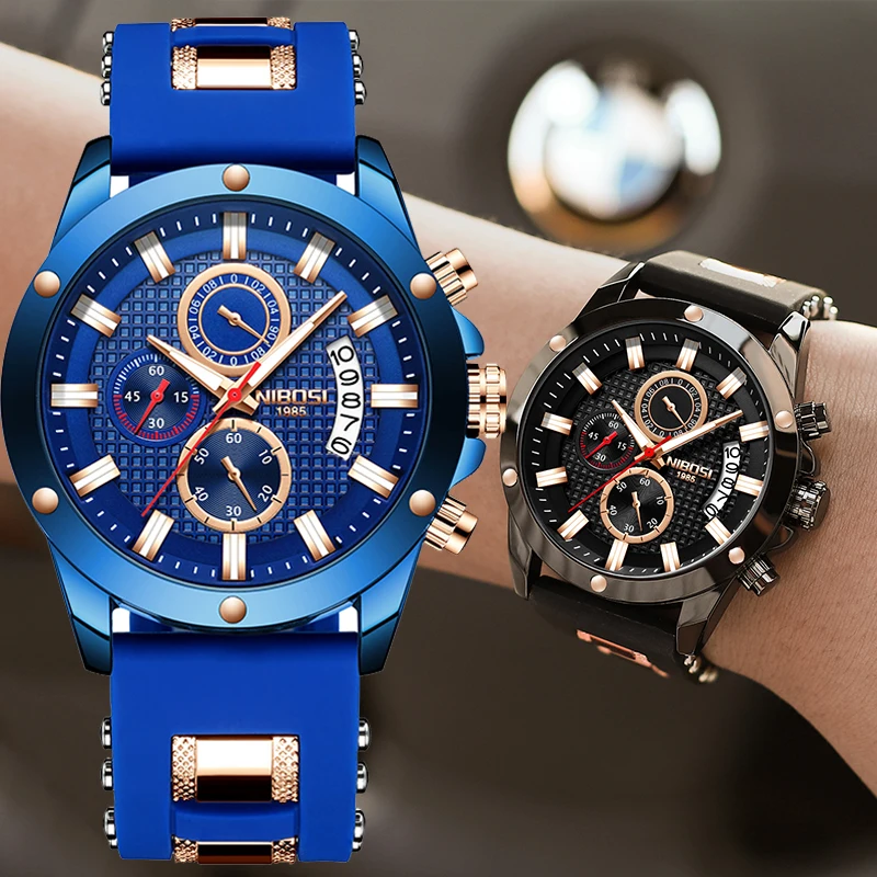 NIBOSI Top Brand Luxury Fashion Mens Watches Sports Chronograph Quartz Watch For Men Date Clock Waterproof Relogio Masculino
NIBOSI Top Brand Luxury Fashion Mens Watches Sports Chronograph Quartz Watch For Men Date Clock Waterproof Relogio Masculino