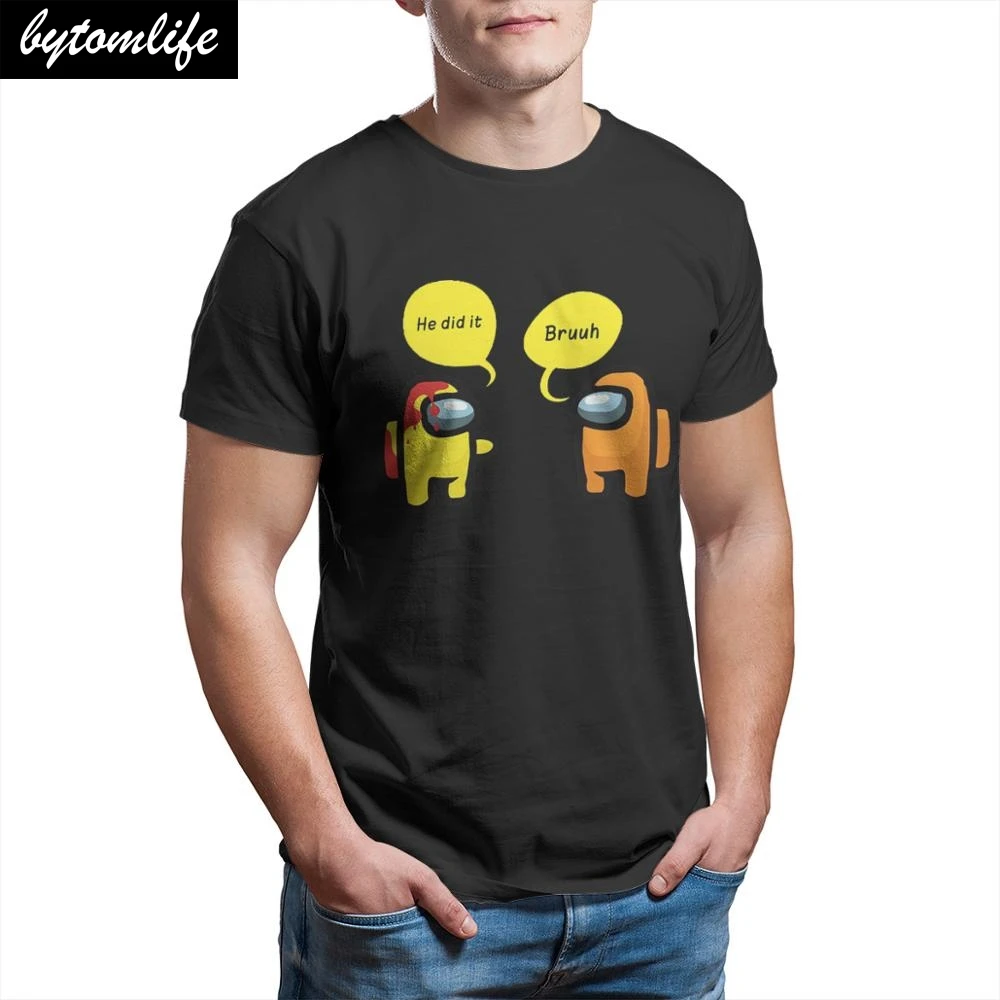 Among-US Online Multiplayer Social Deduction Game 2020 New Arrival T-Shirt Funny Crewmates Memes Crewneck Cotton for Men
Among-US Online Multiplayer Social Deduction Game 2020 New Arrival T-Shirt Funny Crewmates Memes Crewneck Cotton for Men