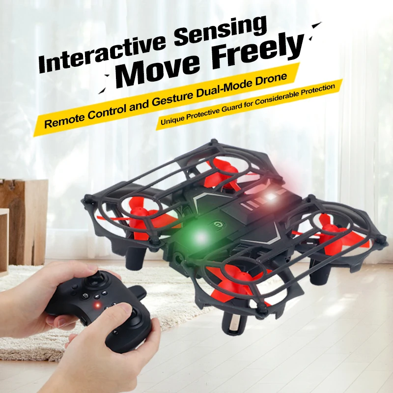 

Mini Helicopter RC Drone Quadcopter Hand Sensing Aircraft Drones Remote Control Quadcopters Rc Dron Toys For Adult Children