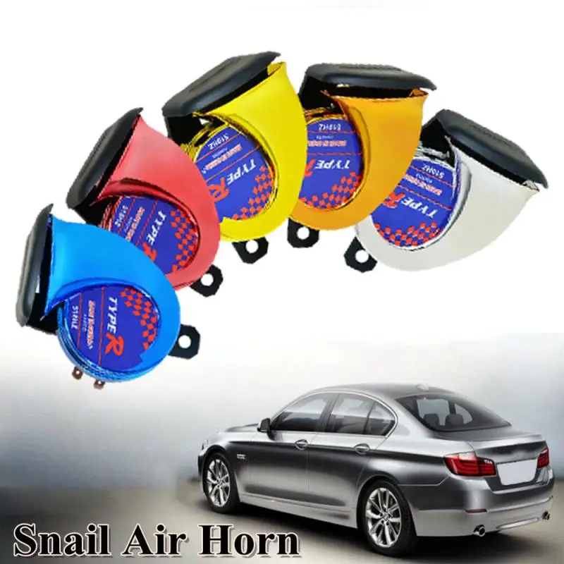 300db Loud 12V Universal Waterproof Electric Snail Air Horn 12v Raging Sound For Car Motorcycle Truck Boat For Auto Siren New
300db Loud 12V Universal Waterproof Electric Snail Air Horn 12v Raging Sound For Car Motorcycle Truck Boat For Auto Siren New