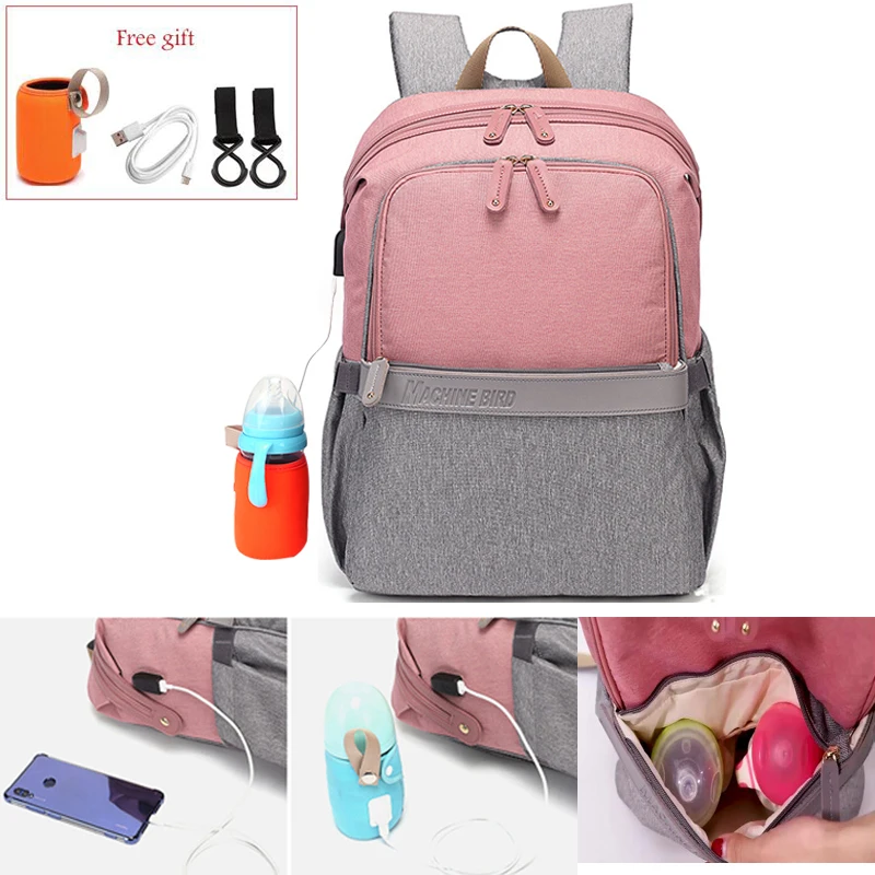 New USB Waterproof Stroller Diaper backpack for mom Maternity Nappy Women Travel Multifunction Baby Bag Insulation Nursing
New USB Waterproof Stroller Diaper backpack for mom Maternity Nappy Women Travel Multifunction Baby Bag Insulation Nursing