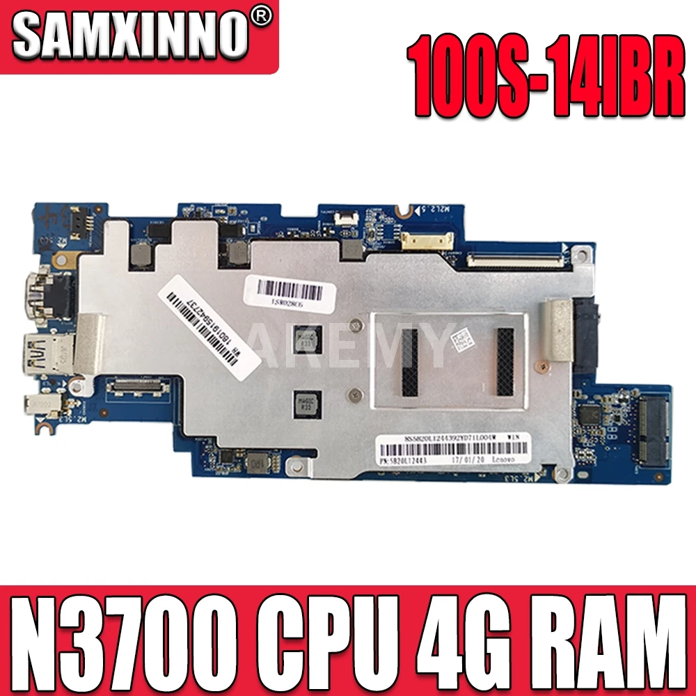 1501B_01_01 100S-14IBR материнская плата для Lenovo IdeaPad 100S-14IBR Материнская плата ноутбука CPU N3700 4G RAM 100% тестовая работа
1501B_01_01 100S-14IBR материнская плата для Lenovo IdeaPad 100S-14IBR Материнская плата ноутбука CPU N3700 4G RAM 100% тестовая работа