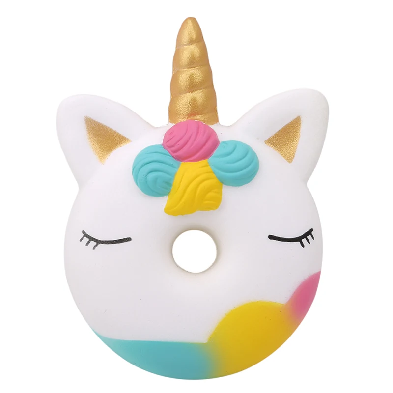 

New Kawaii 12CM Big Donut Unicorn Jumbo Squishy Slow Rising Pink unicorn Doughnut Squeeze Fun Toy for Children Antistress Toys