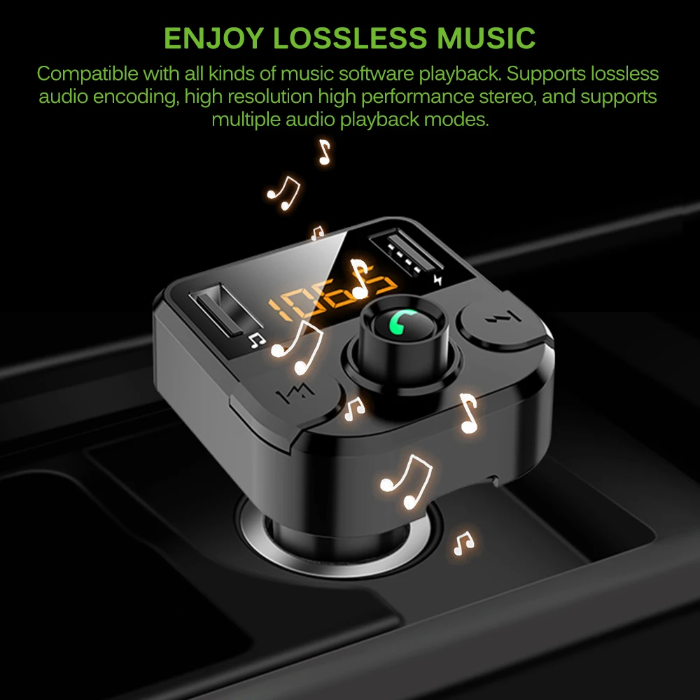 Portable Car MP3 Player Bluetooth Receiving U Disk Charger Music USB 12V-24V Stereo | Электроника