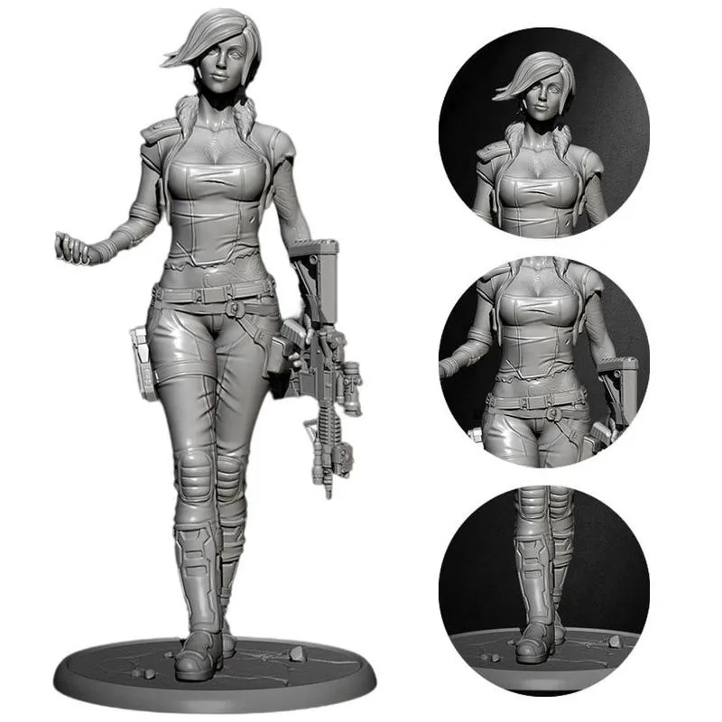 White Model Kit Female Detective Warrior Epoxy Resin Home Art Craft Figure Assembly Self-assembled Soldier Toy 1/35 75mm Td-2736
White Model Kit Female Detective Warrior Epoxy Resin Home Art Craft Figure Assembly Self-assembled Soldier Toy 1/35 75mm Td-2736