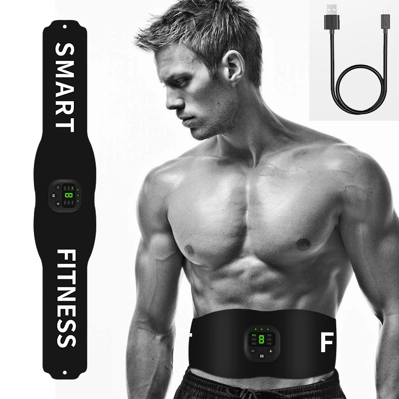 

Abdominal Muscle Stimulator Trainer Muscle Electrostimulator Body Slimming Belt Fat Burning Exerciser Gym Home Fitness Equipment