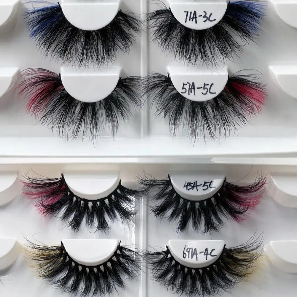 Ресницы Накладные разноцветные из норки, 1 пара
Ресницы Накладные разноцветные из норки, 1 пара