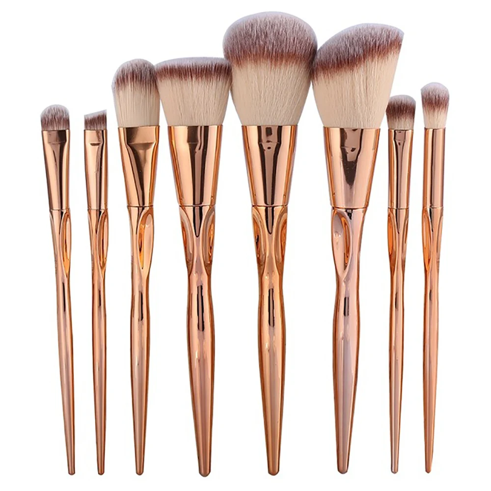 8pcs Makeup Brushes Cosmetic Face Foundation Powder Eyeshadow Blush Lip Plating Make Up Brush Kit
8pcs Makeup Brushes Cosmetic Face Foundation Powder Eyeshadow Blush Lip Plating Make Up Brush Kit