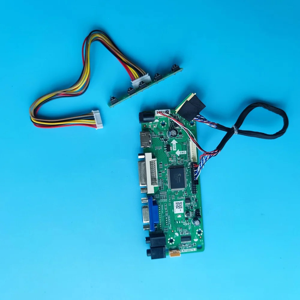 ЖК светодиодный дисплей LED HDMI совместимый комплект DVI VGA LVDS плата драйвера