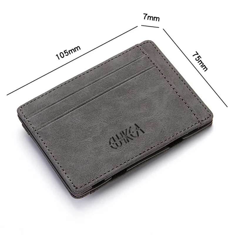 Ultra Thin Mini Wallet Men's Small Wallet Business PU Leather Magic Wallets High Quality Coin Purse Credit Card Holder Wallets
Ultra Thin Mini Wallet Men's Small Wallet Business PU Leather Magic Wallets High Quality Coin Purse Credit Card Holder Wallets