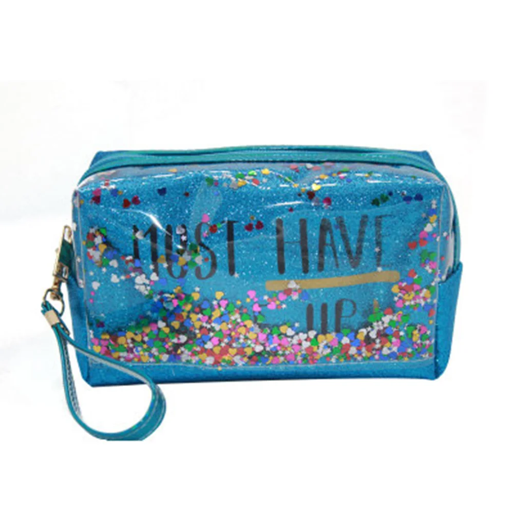 New Arrival Cosmetic Bags Colorful Sequins Letter Print Waterproof PVC Makeup Bag Toiletry Organizer Pouch
New Arrival Cosmetic Bags Colorful Sequins Letter Print Waterproof PVC Makeup Bag Toiletry Organizer Pouch