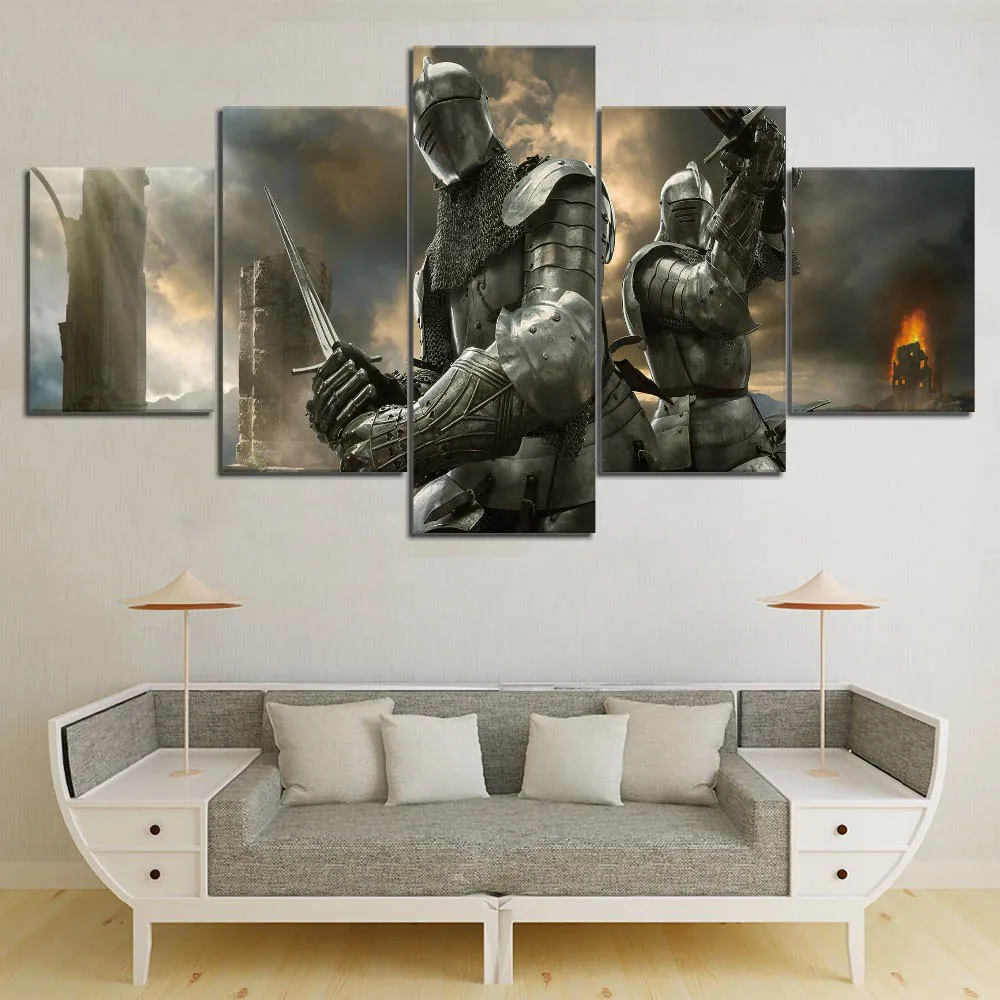 Canvas Print Painting Wall Art Posters 5 Panel Knight Templar Modern For Living Room Modular Picture Home Decoration Framework
Canvas Print Painting Wall Art Posters 5 Panel Knight Templar Modern For Living Room Modular Picture Home Decoration Framework
