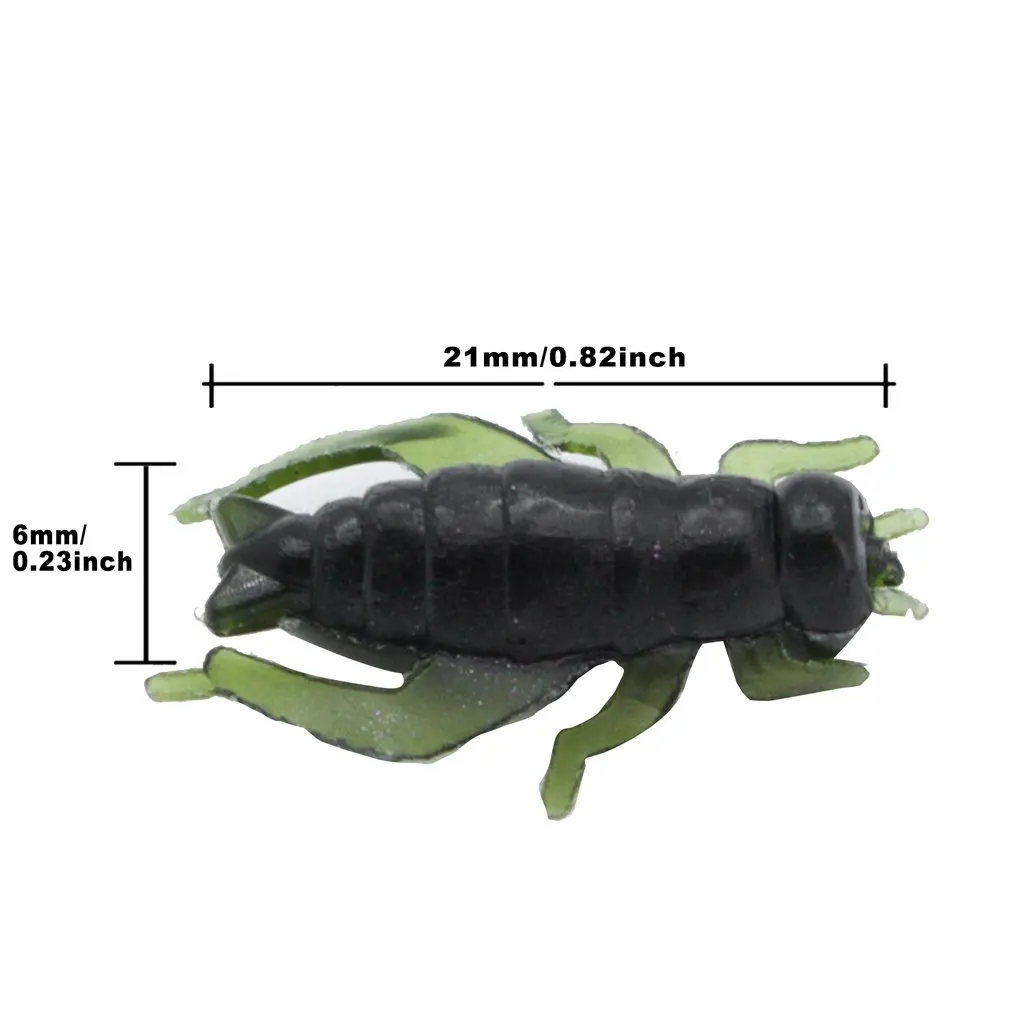 50 Pcs/100Pcs Black Cricket Shape Fishing Soft Lures Super Simulate Insect Artificial Bait High Quality Lightweight Life-like
50 Pcs/100Pcs Black Cricket Shape Fishing Soft Lures Super Simulate Insect Artificial Bait High Quality Lightweight Life-like