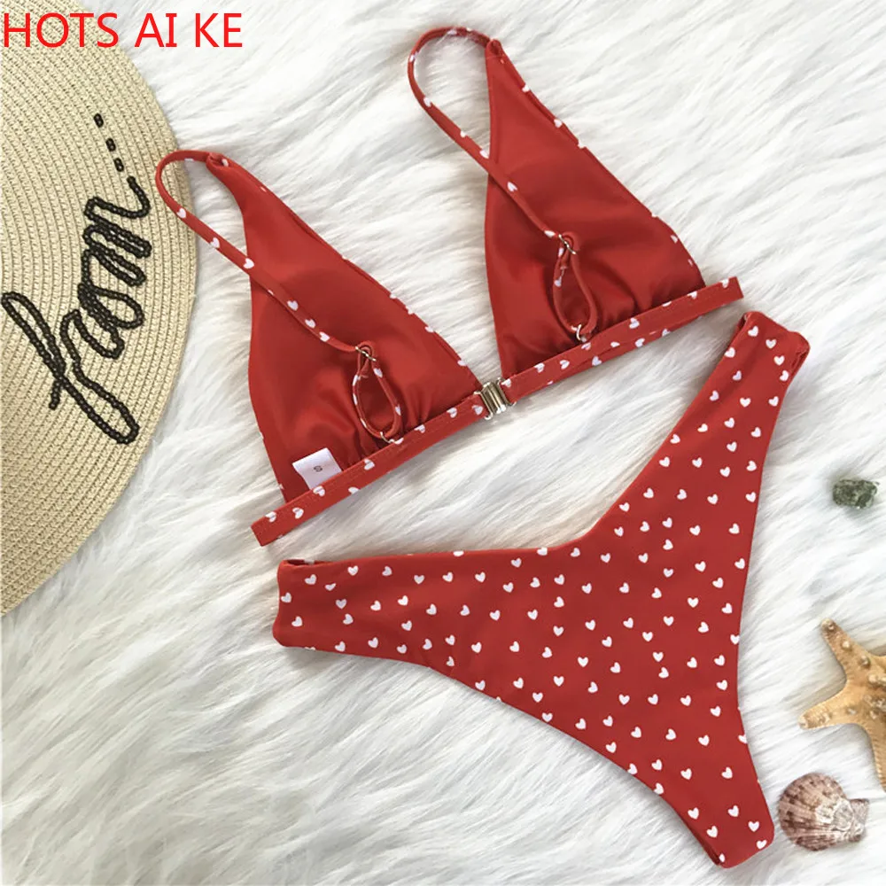 Lady sexy Swimwear Love Print Split Swimsuit Bikini Push-Up Padded Bra Female Beachwear
Lady sexy Swimwear Love Print Split Swimsuit Bikini Push-Up Padded Bra Female Beachwear