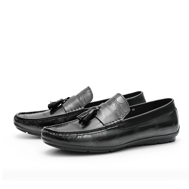 Tassels Loafers Genuine Leathe Slip-On Geometric Pattern Casual Comfortable Anti Slip Moccasins Driving Shoes for Men C55
Tassels Loafers Genuine Leathe Slip-On Geometric Pattern Casual Comfortable Anti Slip Moccasins Driving Shoes for Men C55