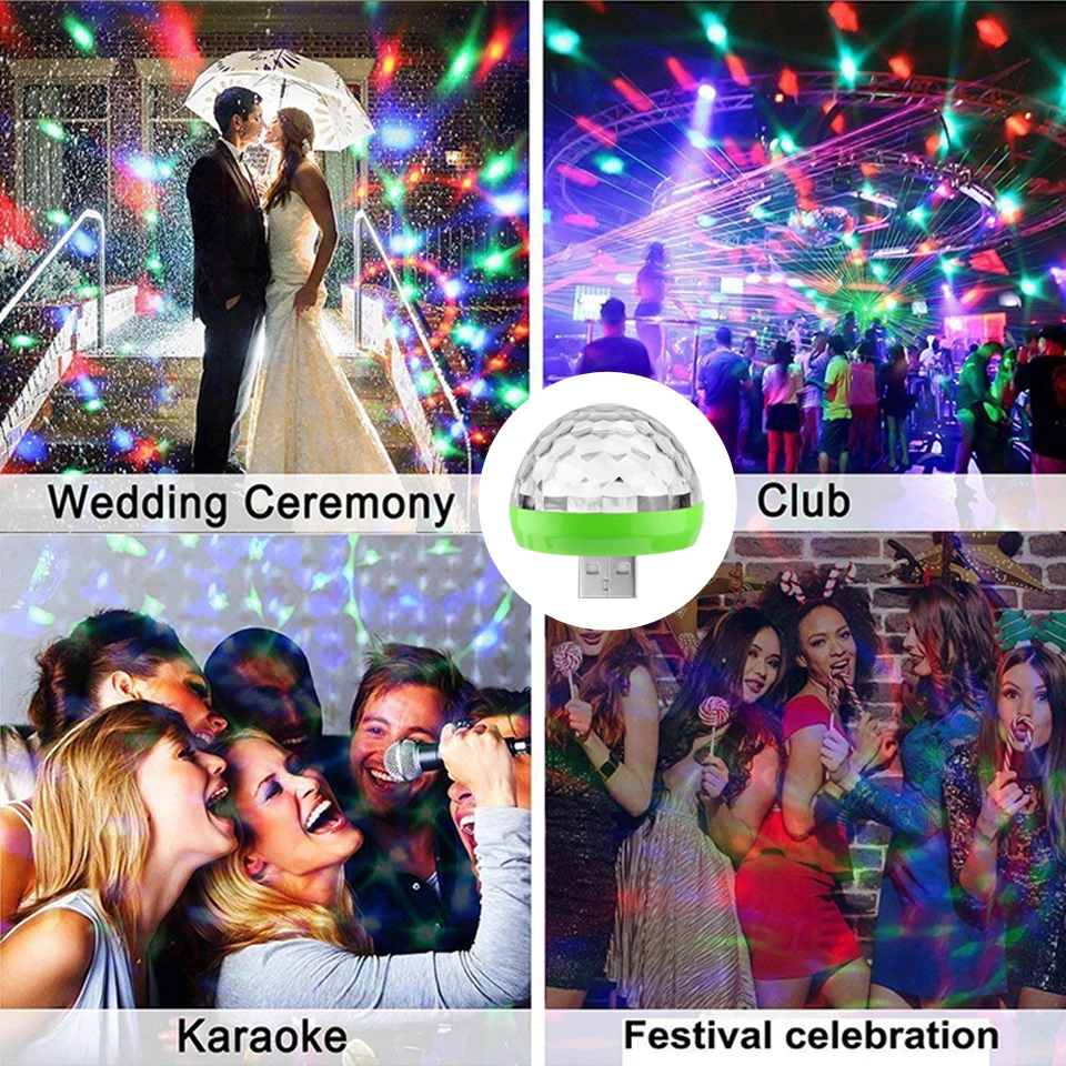 Colorful RGB LED Bulb Stage Light Disco DJ Party Lamp Holiday Bulb USB Crystal Magic Ball Lamp for Bar KTV Home Party Lighting
Colorful RGB LED Bulb Stage Light Disco DJ Party Lamp Holiday Bulb USB Crystal Magic Ball Lamp for Bar KTV Home Party Lighting