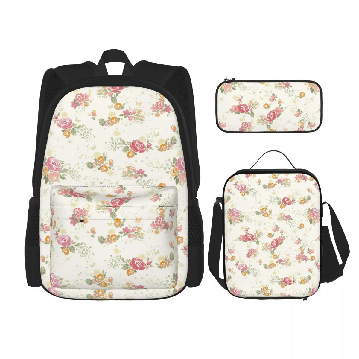3pcs/set Rose Flower Backpacks School Bags for Boys Girls Students Travel Bag Casual Mochila
3pcs/set Rose Flower Backpacks School Bags for Boys Girls Students Travel Bag Casual Mochila