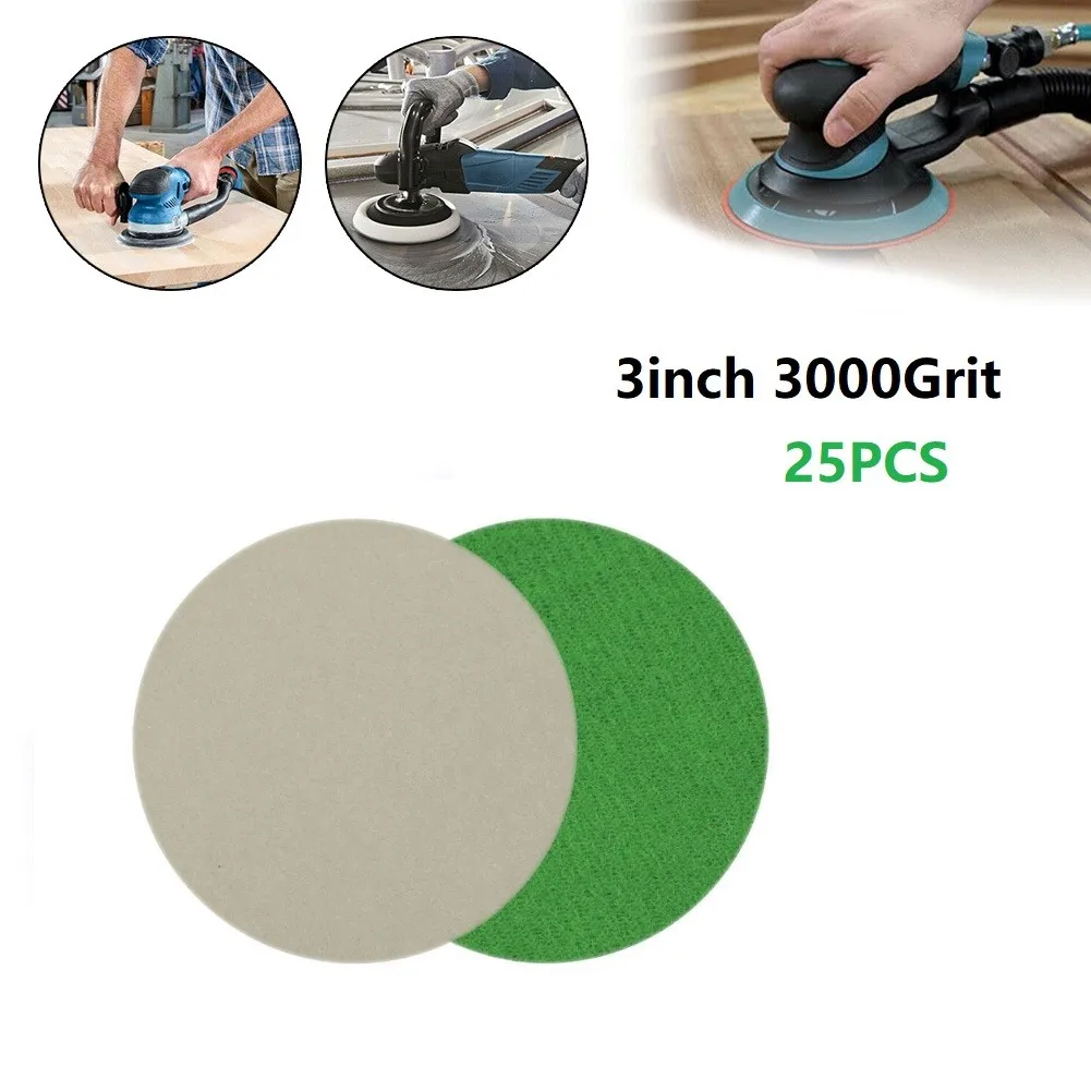 25 Pcs 3 Inch Sandpaper 3000 Grit Wet/Dry Hook & Loop Sanding Discs For Polishing Tools Buffer Accessories
25 Pcs 3 Inch Sandpaper 3000 Grit Wet/Dry Hook & Loop Sanding Discs For Polishing Tools Buffer Accessories